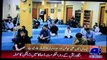 Moharram Majlis in Dallas IIlum center Momin center reported by Raja Zahid A Khanzada Geo News Texas