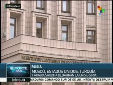 Rusia anuncia reunión de cancilleres para hablar de la crisis en Siria