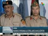 Mueren 23 personas en Libia al estrellarse un helicóptero