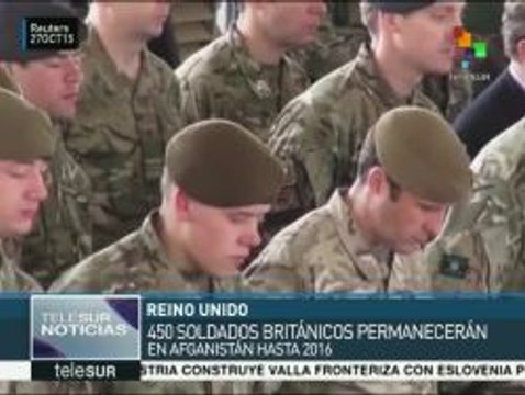 Reino Unido mantendrá 450 soldados en Afganistán hasta 2016