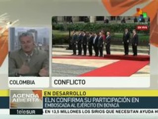 Colombia: exigen diálogo público con el ELN tras emboscada en Boyacá