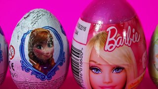 Surprise Eggs Frozen Elsa Anna Barbie Fairies Disney Princess Toys