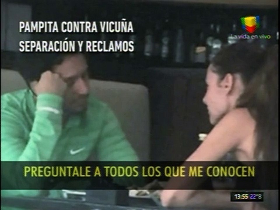 El audio de Pampita