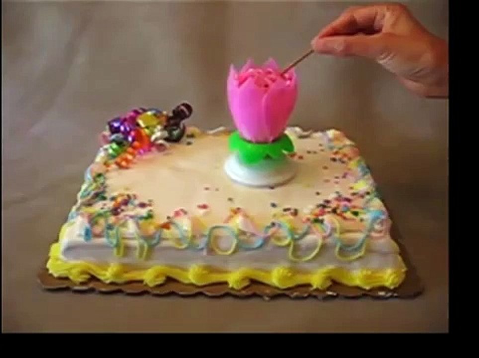 The Singing and Rotating Birthday Candle