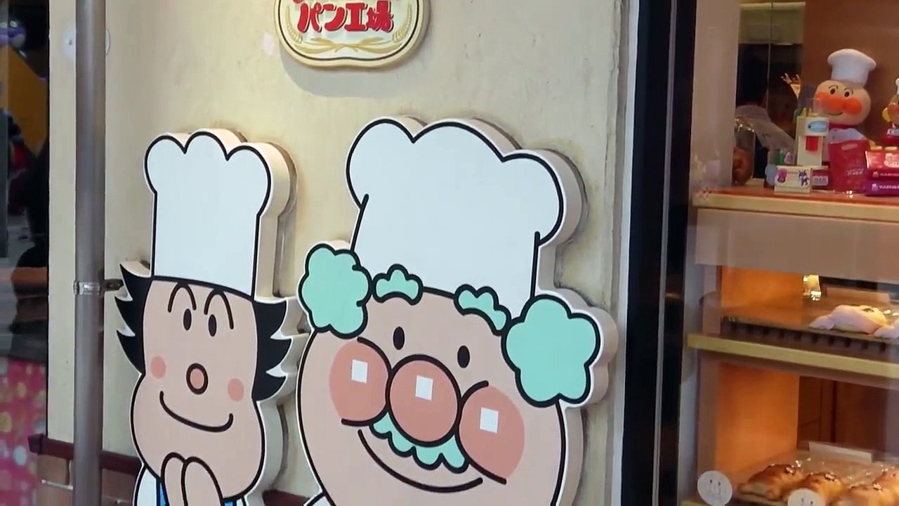 アンパンマンミュージアム　ジャムおじさんのパン工場で買ったパン　Anpanman Museum UNCLE JAMS BAKERY
