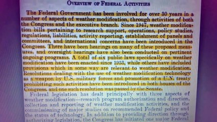 William Mount: US Senate Report: Chemtrails Are Real And Killing Us