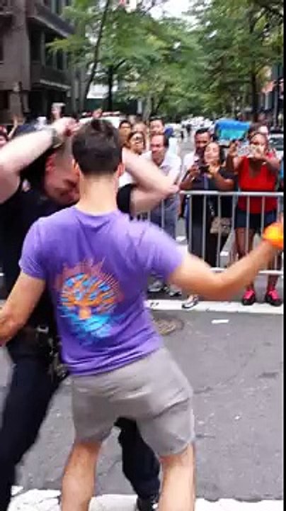 NYPD gets down during NYC pride