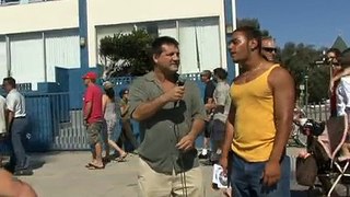 Video 1 of 7 - Comedian Jon Pirincci teaches the ordinary person on the street how to do impressions