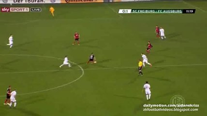 0-1 Dong-Won Ji Goal - SC Freiburg v. Augsburg 28.10.2015 HD