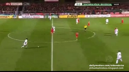 0-1 Julian Brandt GOAL - Viktoria Köln v. Bayer 04 Leverkusen 28.10.2015 HD