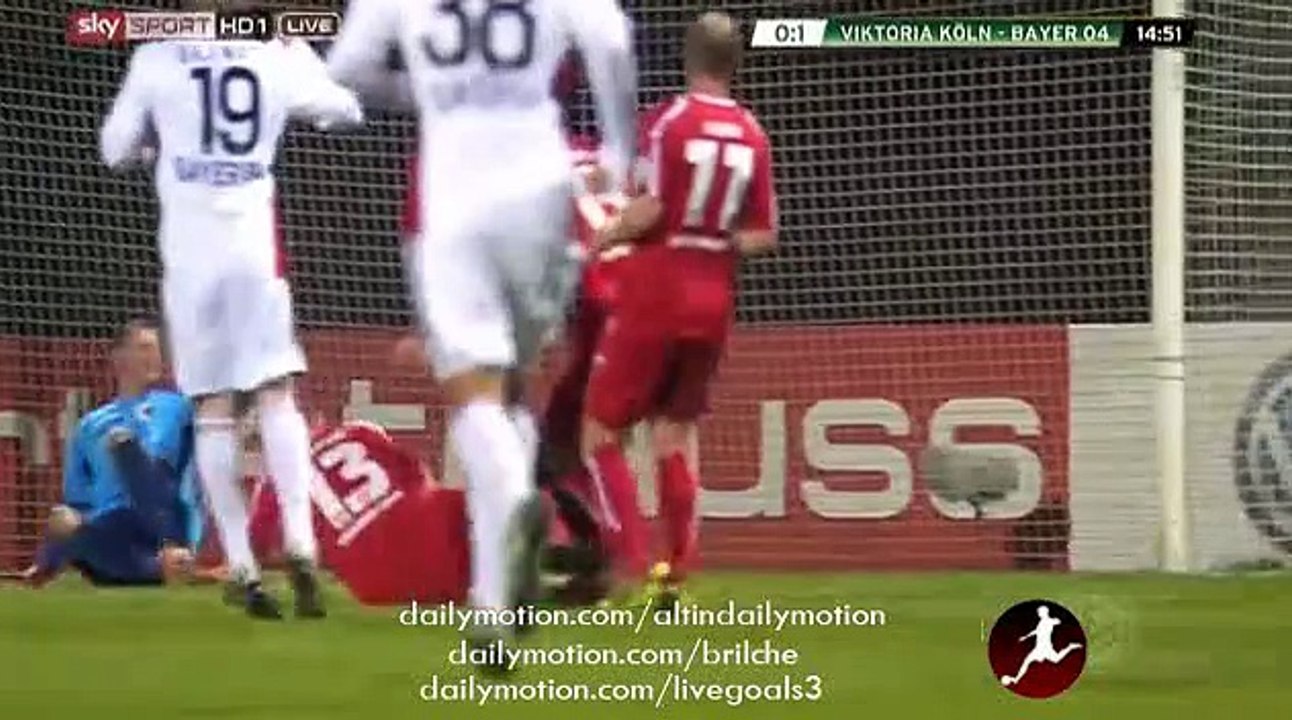 Julian Brandt Fantastic Goal - Viktoria Koln 0-1 Bayer Leverkusen - DFB Pokal - 28.10.2015