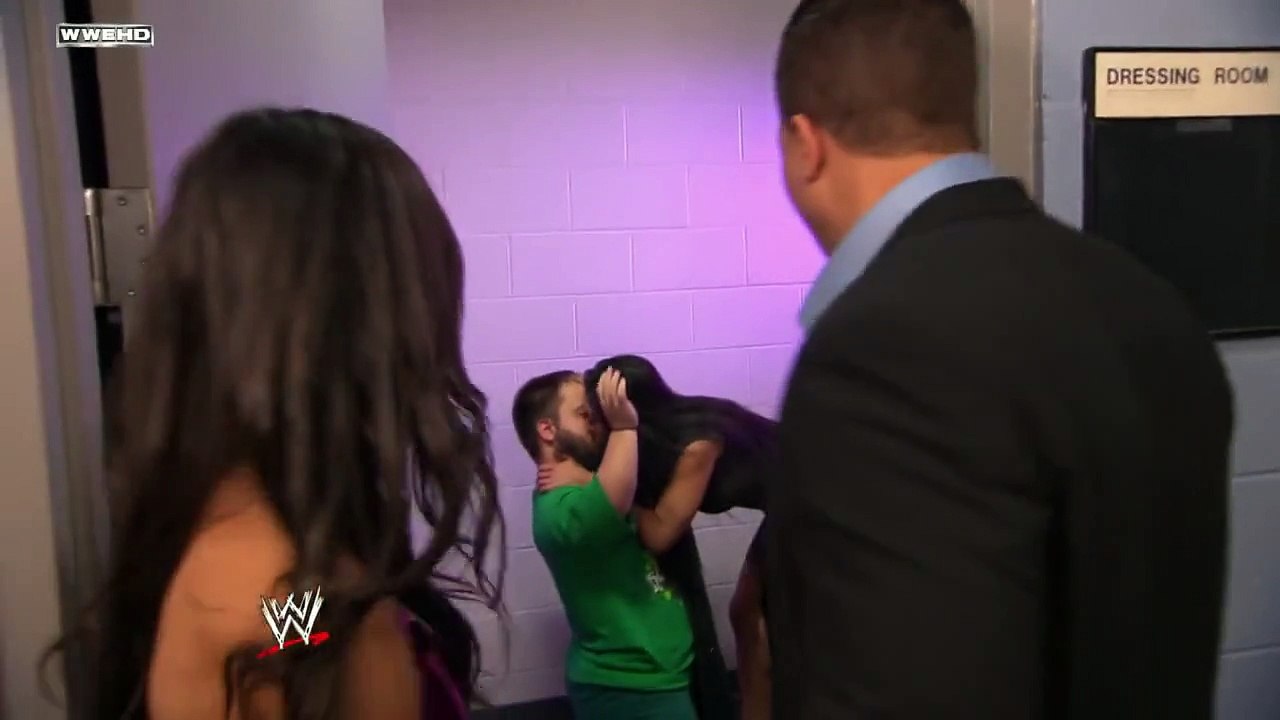 WWE NXT- A.J. and Primo catch Maxine kissing Hornswoggle