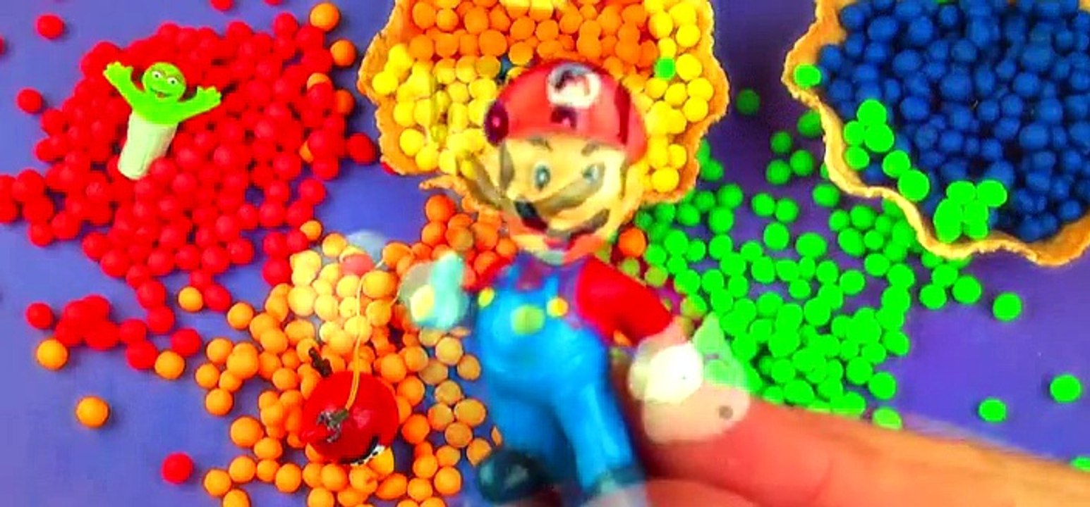 Play-Doh Dippin Dots Ice Cream Waffle Basket Surprise Eggs Angry Birds Cars 2 Super Mario FluffyJet [Full Episode]