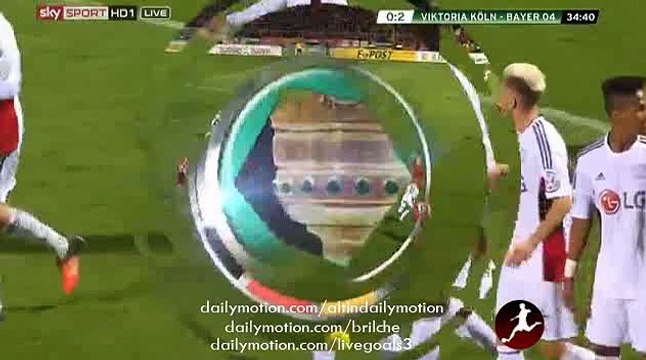 Karim Bellarabi Great Goal - Viktoria Koln 0-2 Bayer Leverkusen - DFB Pokal - 28.10.2015