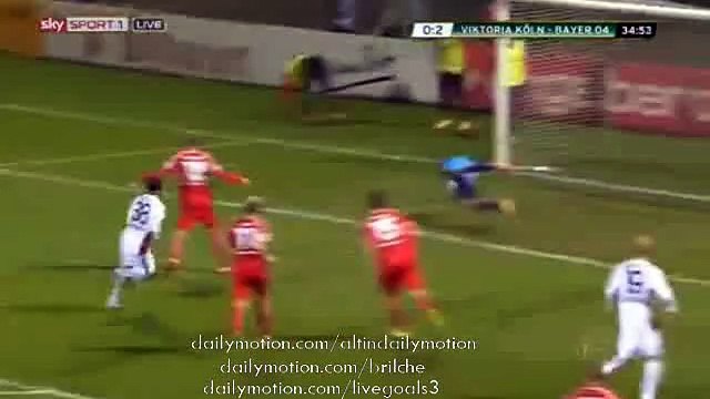 Karim Bellarabi Fantastic Goal - Viktoria Koln 0 - 2 Bayer Leverkusen - DFB POKAL - 28.10.2015
