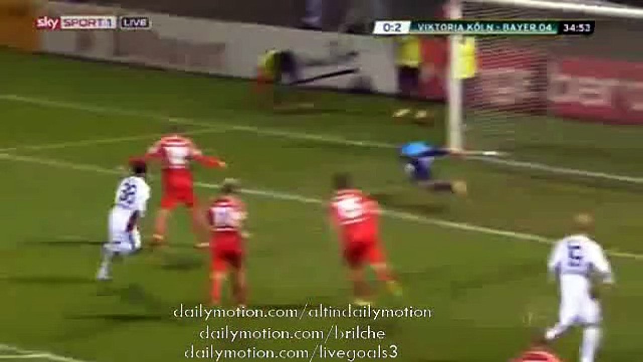 Karim Bellarabi Fantastic Goal - Viktoria Koln 0 - 2 Bayer Leverkusen - DFB POKAL - 28.10.2015