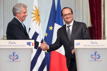 Point de presse avec M. Tabaré VAZQUEZ, président de la République de l’Uruguay
