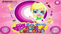 Baby Barbie Little Pony Face Painting - Baby Barbie Painting and Coloring Video Games for