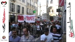 Manifestation pro-palestinienne à Bourg-en-Bresse (01) - France  04 juin 2010