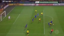 Gonzalo Castro Goal - Dortmund 5 - 1 Paderborn - DFB Pokal - 28/10/2015