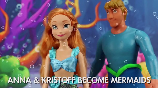 Frozen Hans Saves Anna & Elsa Mermaids with Wedding to Ursula. DisneyToysFan
