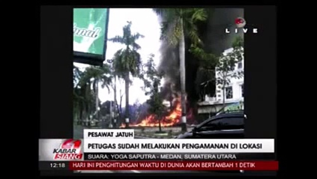 C130 Hercules military plane crashes in Indonesia