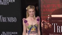 Elle Fanning And The Trumbo Cast At LA Premiere