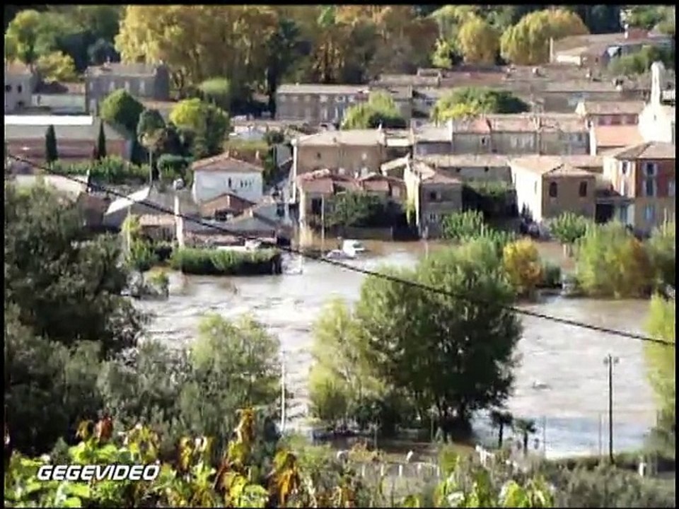 ANDUZE INONDATION 28 OCTOBRE 2015....