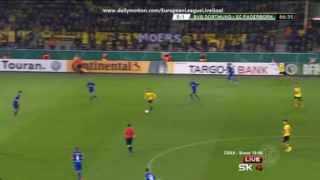 Lukasz Piszczek 6:1 | Borussia Dortmund - Paderborn 28.10.2015 HD