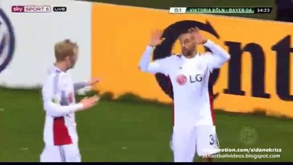 All Goals and Highlglights - Viktoria Köln 0-6 Bayer Leverkusen 28.10.2015 HD