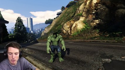 INSANE HULK MOD | GTA 5 PC Mods and Funny Moments