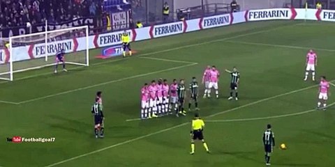 Nicola Sansone Fantastic Free Kick Goal - Sassuolo vs Juventus 1-0 Serie A 2015