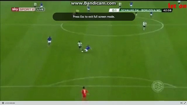 Goal Stindl L. ~Schalke 0-1 Monchengladbach~ DFB Pokal