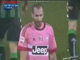Giorgio Chiellini RED CARD Sassuolo 1-0 Juventus 28.10.2015 HD