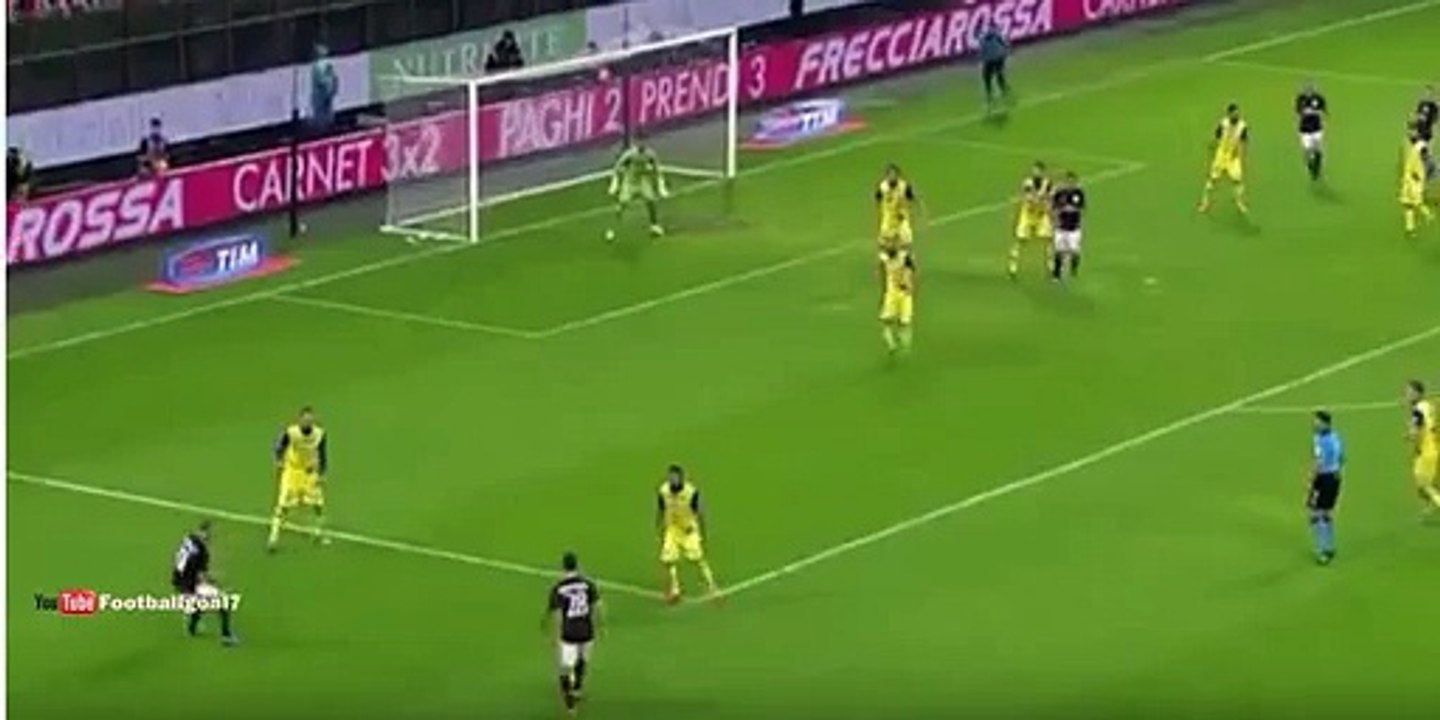 Luca Antonelli Goal - AC Milan vs Chievo 1-0 Serie A 2015