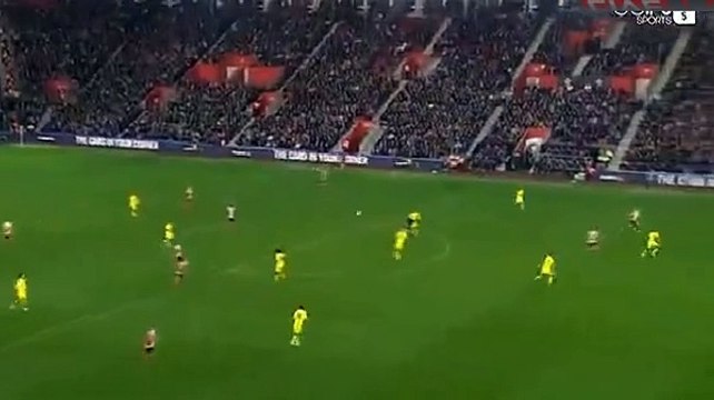 Graziano Pellè Goal - Southampton 2 - 0 Aston Villa - Capital One Cup - 28/10/2015