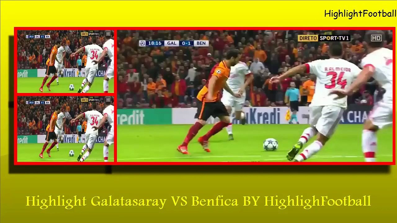 Galatasaray VS Benfica 2 1 Highlight All Goals