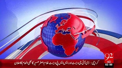 Headlines - 02:00 AM – 28 Oct 15 - 92 News HD