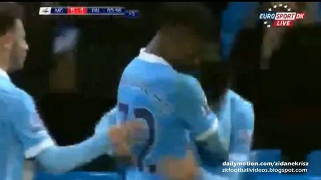 5-1 Manu García GOAL - Manchester City v. Crystal Palace - Capital One Cup 28.10.2015 HD