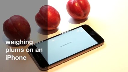 Mira cómo tu iPhone 6 puede ser también una báscula