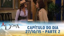 Assistir Novela A DONA SBT 27-10-2015 Capítulo 52 Parte 2 Online