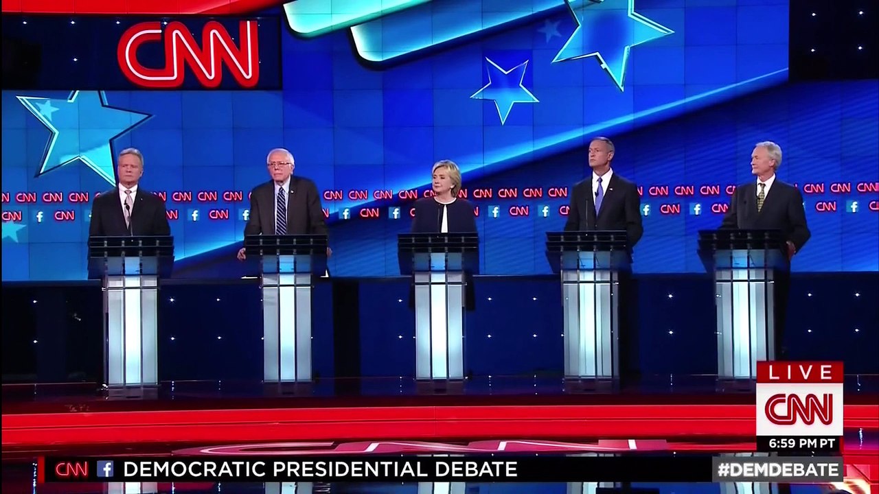 1st Democratic Party presidential debates Full HD. Part 2