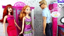 Spiderman & Mary Jane Barbie Date Goes Wrong with Elsa, Anna, Merida PART 1 by DisneyCarTo