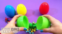 Learn Colours with Surprise Eggs! Opening Eggs and Spelling Colors with Toys!