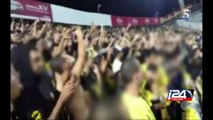 Beitar Jerusalem fans chant the name of Rabin's killer