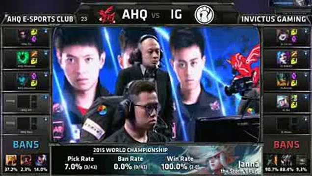 AHQ vs IG League of Legends World Championship 2015 S5 AHQ E-SPORTS CLUB vs INVICTUS GAMING_5