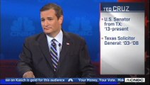 Ted Cruz tells off interviewers during the debate