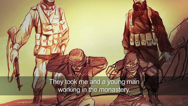 Syrian Catholic priest who escaped IS captivity - BBC News