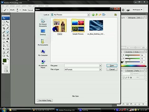 how to crop picture in adobe photoshop cs3 (tutorials)