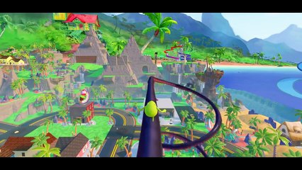 GRAY HULK with Disneys Monsters Inc. Mike & Agent P in Pirates Island ! with ♫Nursery R